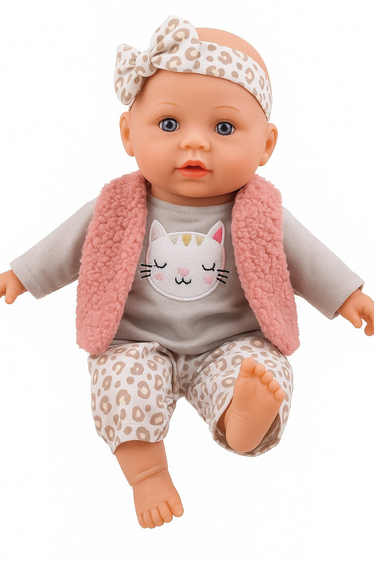 Interaktyvi dainuojanti lėlė-kūdikis „Smily Play“, 32 cm, su priedais