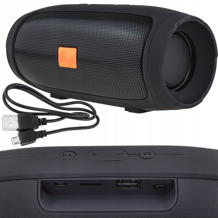 Nešiojama Bluetooth kolonėlė „Lewer E3-Mini“ su 4 garsiakalbiais, juoda