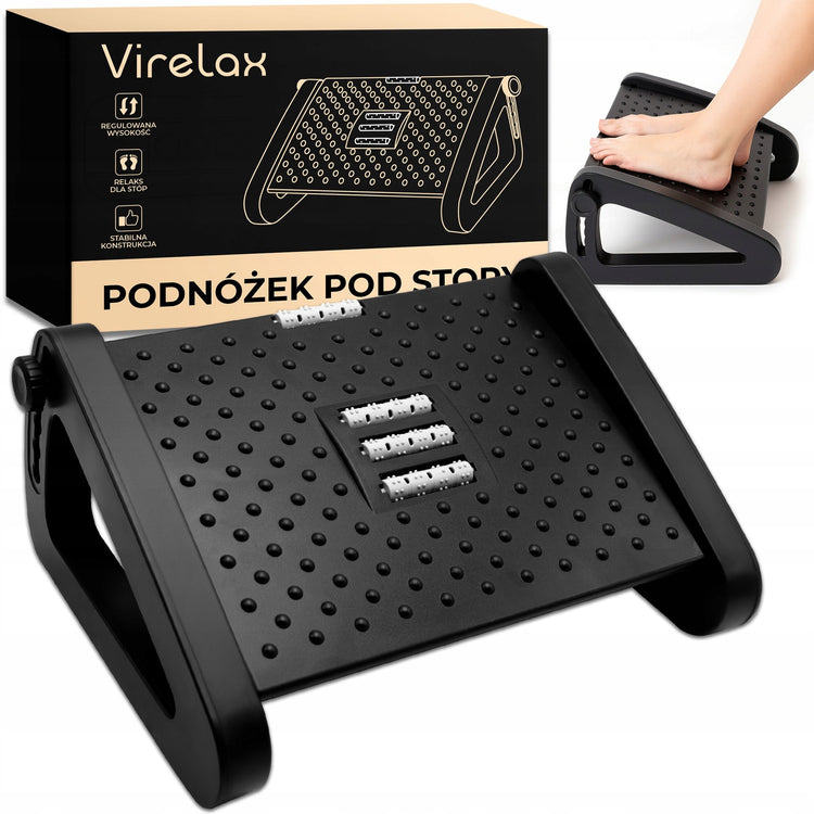 Pakoja po stalu su 6 aukščio lygiais, neslystanti, juoda