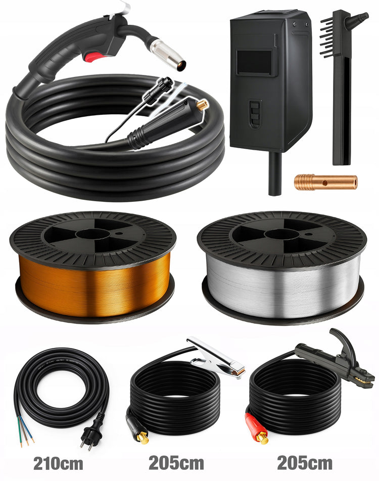 Pusiau automatinis suvirinimo aparatas „Majster Pro MP0126“, MIG / MAG / MMA / TIG