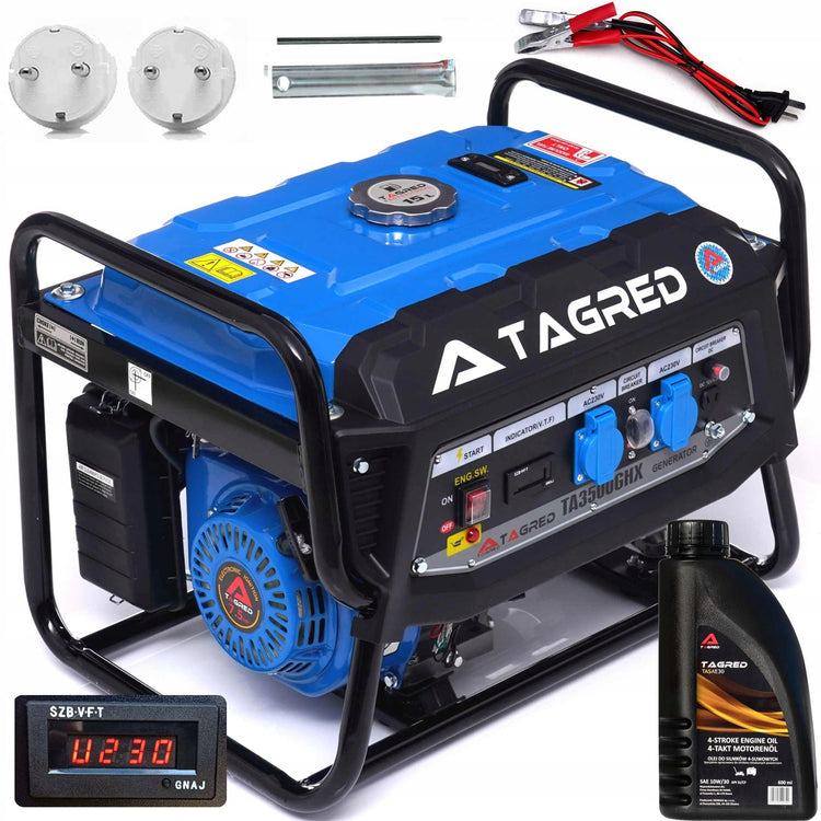 Benzininis generatorius „Tagred TA3500GHX“, 3500 W, AVR, varinė apvija