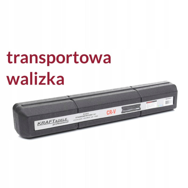 Dinamometrinis raktas ratams 1/2“ „Kraft&Dele KD10394“, 28–210 Nm, su 17/19/21 mm galvomis