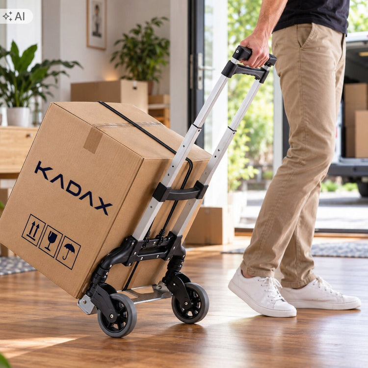 Lengvas aliumininis sulankstomas vežimėlis „Kadax K10071“, iki 70 kg