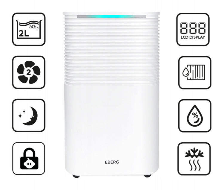 Oro sausintuvas „Eberg Rico“, 12 l per parą, su Wi-Fi – nuotrauka 4