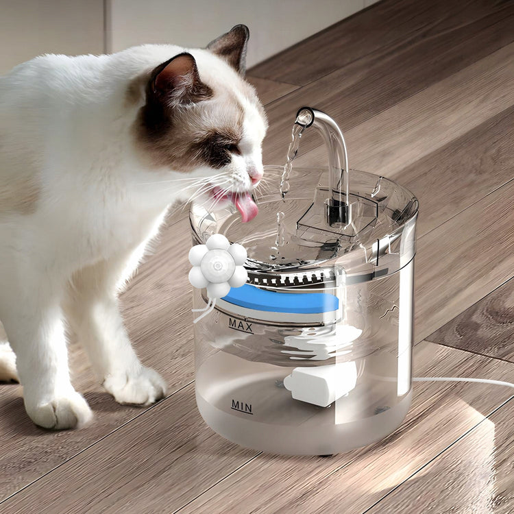 Gertuvė-fontanas gyvūnams su judesio jutikliu ir filtru, 2,5 l – nuotrauka 2