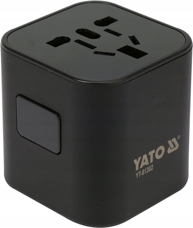 Universalus kelioninis adapteris „Yato YT-81302“ su saugikliu, daugiau nei 150 šalių