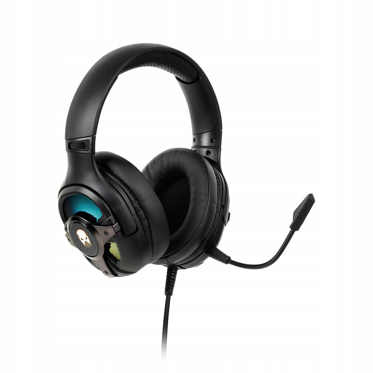 Žaidimų ausinės „Kruger&Matz Warrior GH-100 Pro“ su mikrofonu ir RGB
