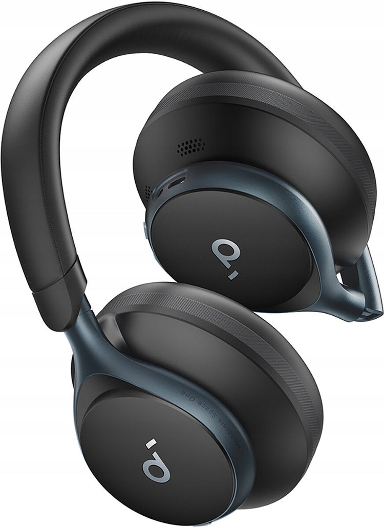Belaidės ausinės „Anker Soundcore Space One“ su triukšmo slopinimu, juodos