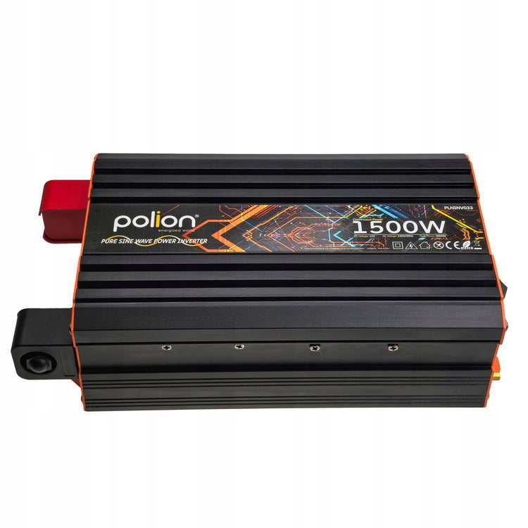 Įtampos keitiklis „Polion“ 12 V / 230 V, 1500 W, gryna sinusinė banga – nuotrauka 4