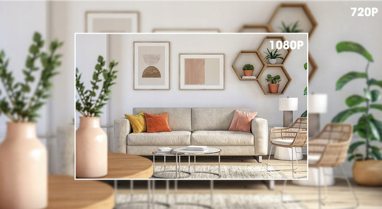 Laikrodis-žadintuvas su Wi-Fi IP kamera, Full HD, peržiūra telefone
