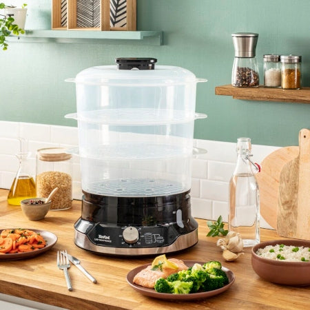 Kompaktiškas garų puodas „Tefal Ultra Compact VC2048“ 9 l, 3 indai
