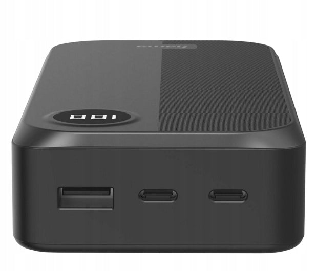 Išorinė baterija „Hama Power Pack“ 20000 mAh, USB-C ir 2 × USB-A, juoda