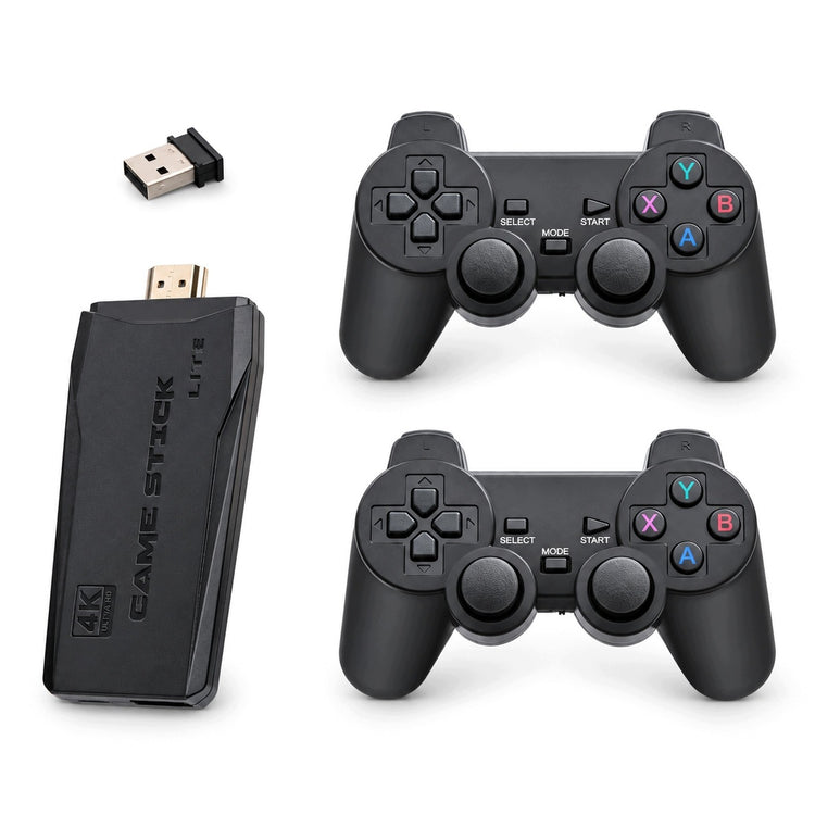 Retro žaidimų konsolė HDMI su 20 000 žaidimų ir 2 belaidžiais pultais