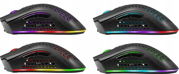 Žaidimų pelė „Defender Warlock GM-709L“, 2400 DPI, RGB