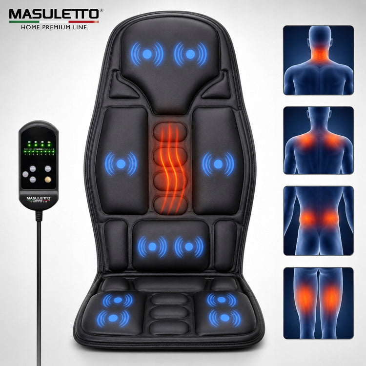 Masažinis kilimėlis su šildymu automobiliui ir biurui „Masuletto Thermo Relax V5 PRO“