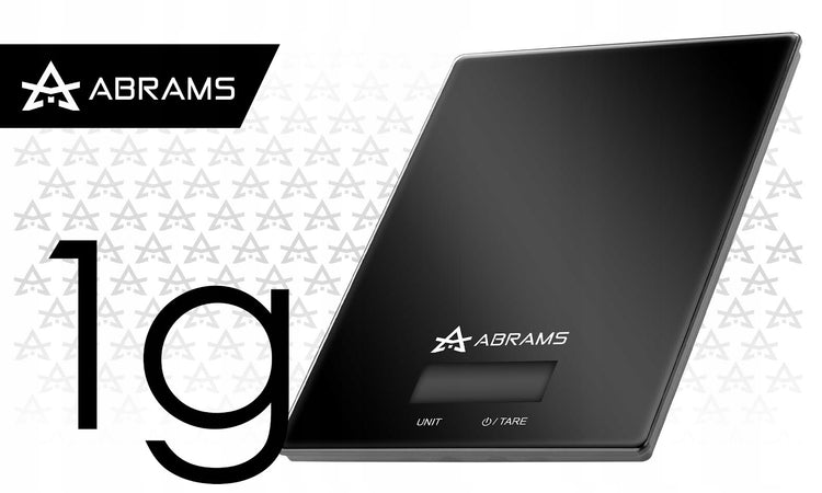 Elektroninės virtuvinės svarstyklės „Abrams“, 5 kg / 1 g, juodos