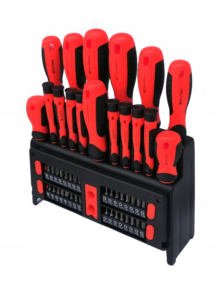 Atsuktuvų rinkinys su magnetizatoriumi „Kraft&Dele KD10950“, 50 elementų