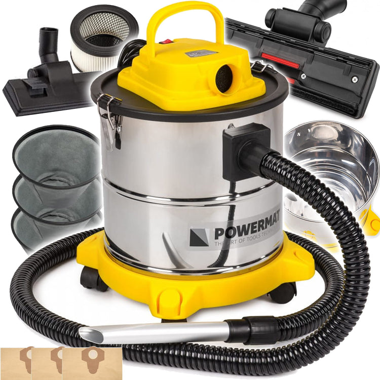 Pelenų siurblys su separatoriumi „Powermat“ 2000 W, 20 l