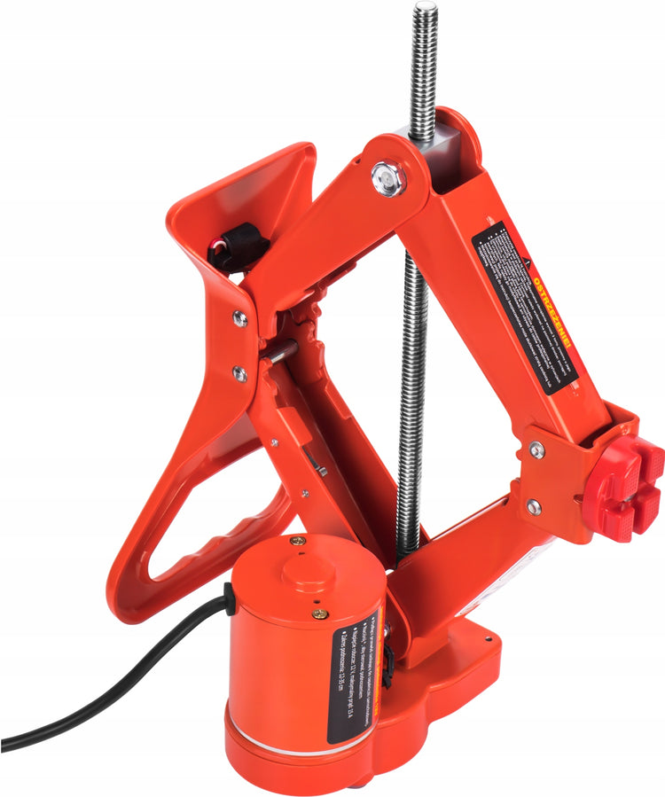 Elektrinis trapecinis automobilio domkratas 12 V „Kraft&Dele KD1369“, 3 t, 120–350 mm, lagamine