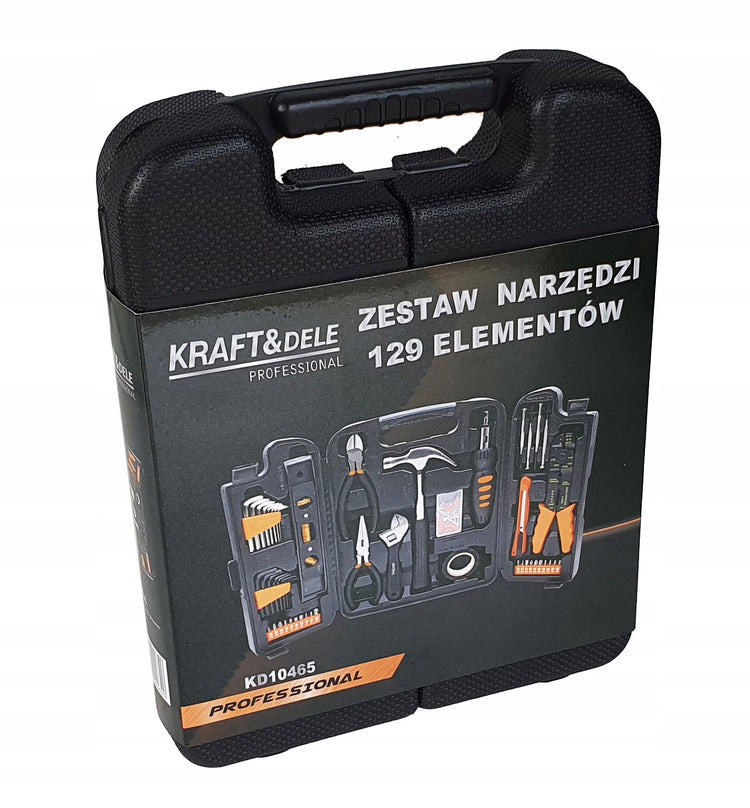 Įrankių rinkinys lagamine „Kraft&Dele KD10465“, 129 dalys