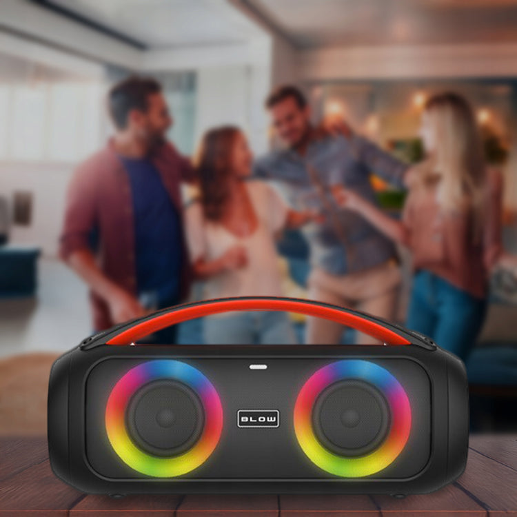 Galinga Bluetooth kolonėlė-boombox „Blow“, 100 W, su mikrofonu, pulteliu ir powerbank funkcija