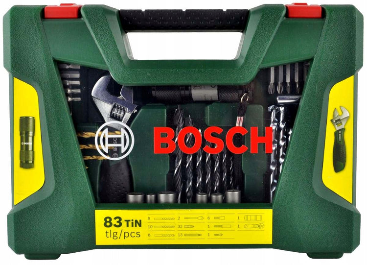Grąžtų ir antgalių rinkinys „Bosch V-Line“, 83 dalys
