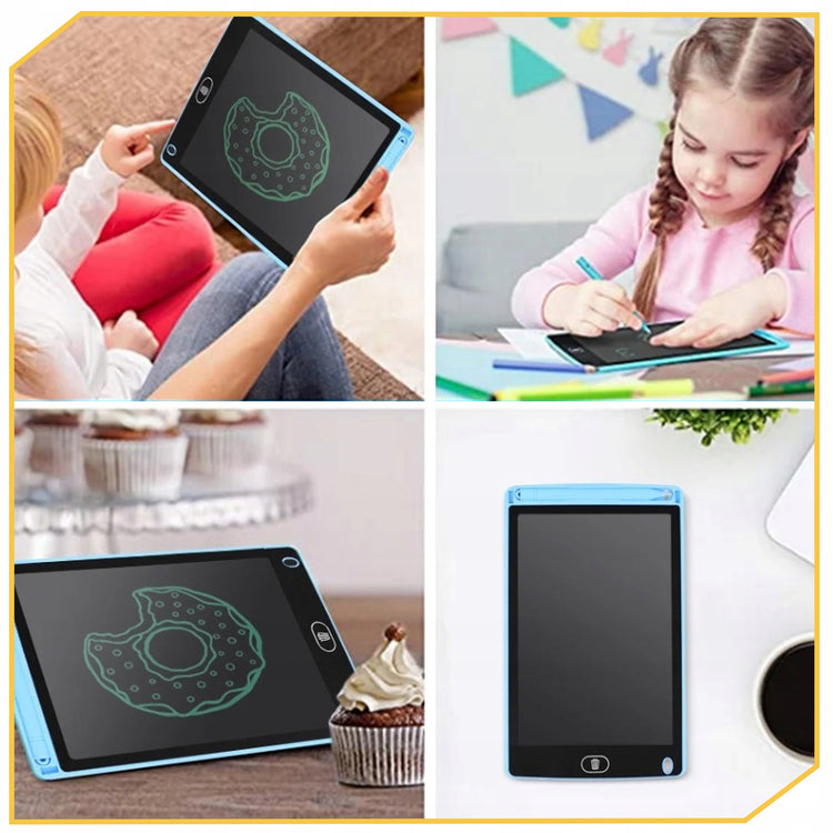 LCD piešimo planšetė vaikams „Lewer“ 8,5", juoda – nuotrauka 6