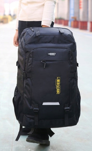 Taktinė sportinė kuprinė ekspedicijoms „K~M PL02“, 50 l, juoda