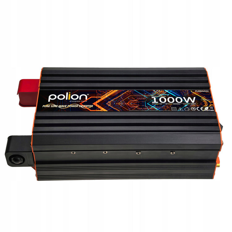 Įtampos keitiklis „Polion“ 12 V / 230 V, 1000 W, gryna sinusinė banga – nuotrauka 4