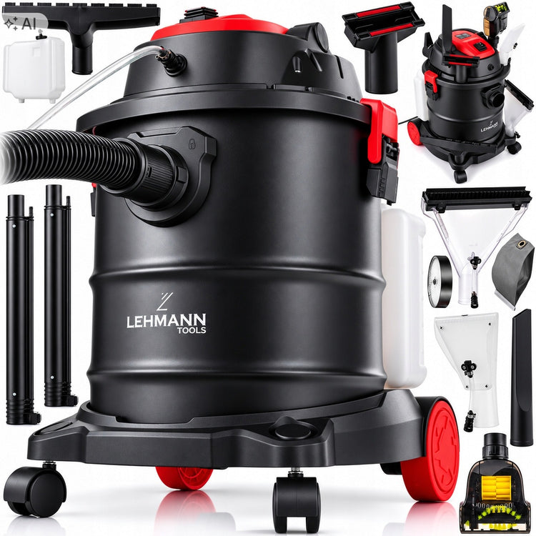 Plovimo siurblys „Lehmann“ 3 viename, 2000 W, 20 l – nuotrauka 1