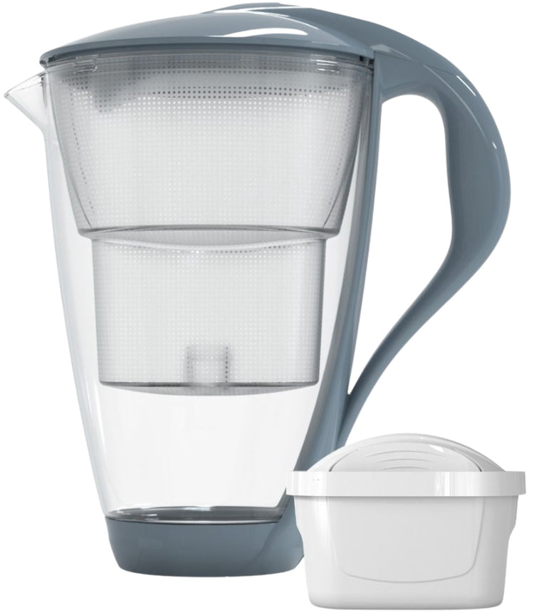 Stiklinis filtruojantis ąsotis „Dafi Crystal LED“ 2 l su Unimax kasete