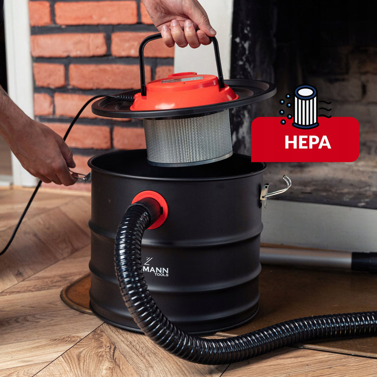 Pelenų siurblys su HEPA filtru „Lehmann“ 1200 W, 18 l