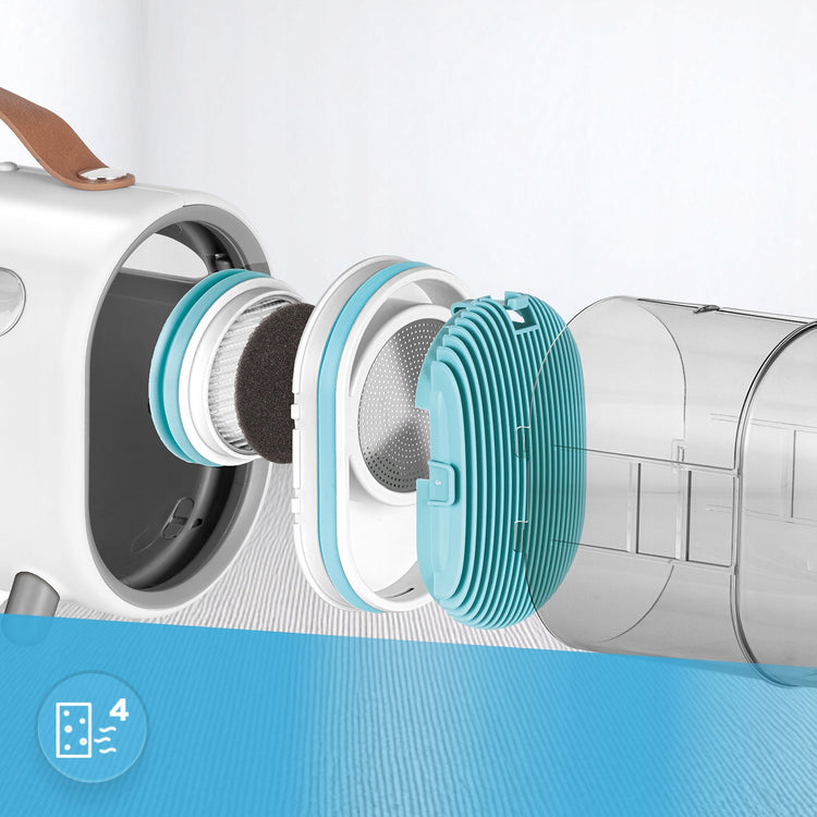 Gyvūnų kirpimo rinkinys su siurbliu 6in1 „MPM MOD-1000“