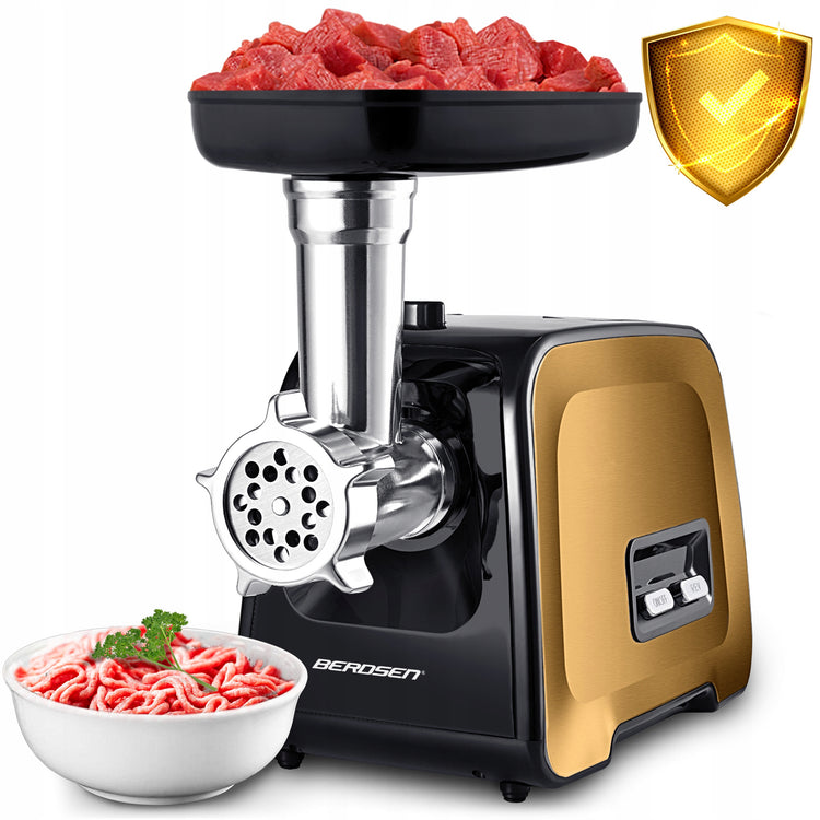 Elektrinė mėsmalė su daržovių pjaustykle „Berdsen BD-601B“, 1200 W – nuotrauka 3