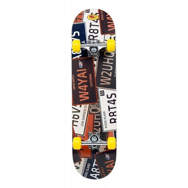Klevo riedlentė su kick-tail „SMJ sport License Plates“, 79 cm