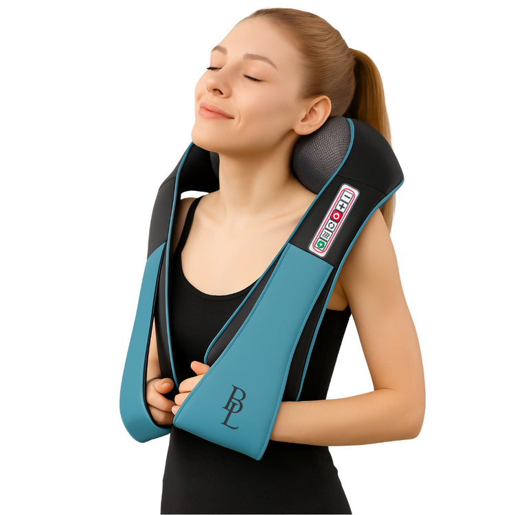 Shiatsu kaklo ir nugaros masažuoklis „Beauty Limited NeckRelief“, 8 galvutės, šildymas – nuotrauka 6