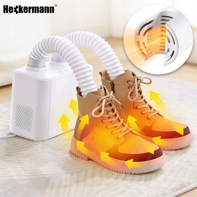 Elektrinė batų džiovyklė „Heckermann“ 4 batams vienu metu, 150 W
