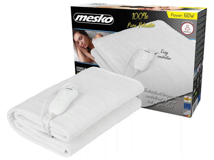 Elektrinė paklotinė antklodė „Mesko MS7419“, 150 × 80 cm, 60 W