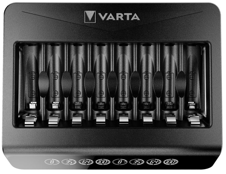 Elementų kroviklis „Varta LCD Multi Charger+“ 8× AA/AAA