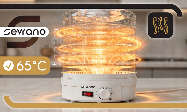 Maisto džiovyklė „Sevrano Dehydryxx“, 600 W, 5 lentynos – nuotrauka 4
