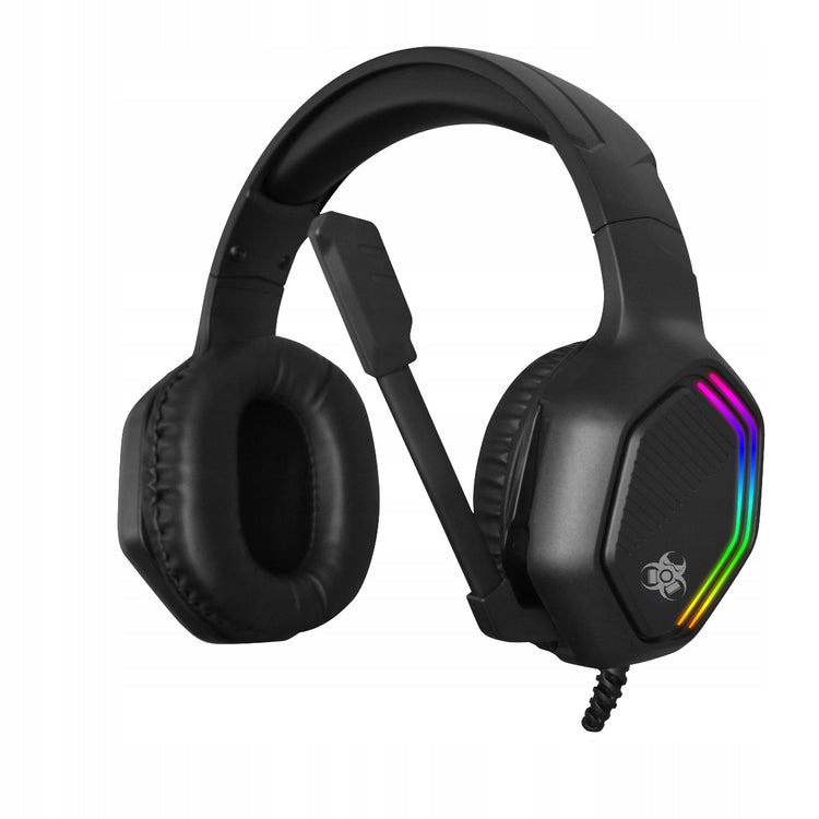 Žaidimų ausinės su mikrofonu „Tracer Gamezone“, RGB, laidinės