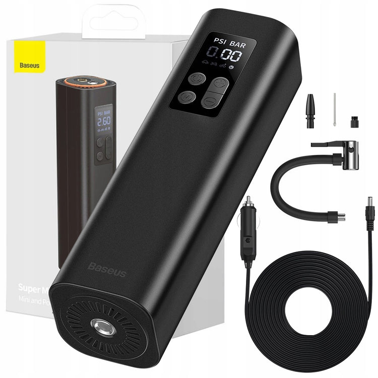Elektrinis automobilinis kompresorius „Baseus“, 12 V – nuotrauka 1