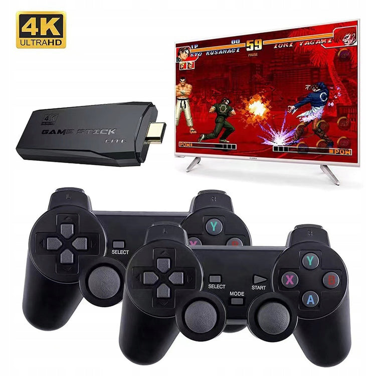 Retro žaidimų konsolė „Lewer“ HDMI su 20 000 žaidimų ir 2 belaidžiais pultais