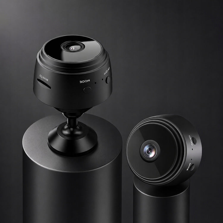 Belaidė mini Wi-Fi kamera su judesio jutikliu ir LED, Full HD