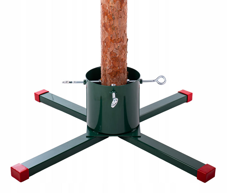 Didelis metalinis eglutės stovas „RGL“ su vandens talpa, 72 cm, eglutėms iki 260 cm
