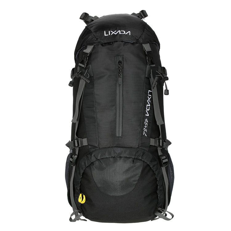 Turistinė trekingo kuprinė su apsauga nuo lietaus, 50 l, juoda