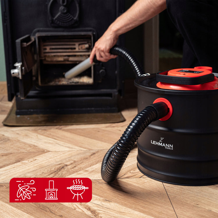 Pelenų siurblys su HEPA filtru „Lehmann“ 800 W, 15 l