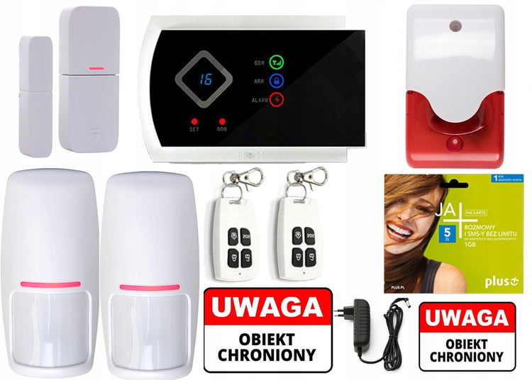 Belaidė GSM signalizacija su sirena ir programėle „Linbox“