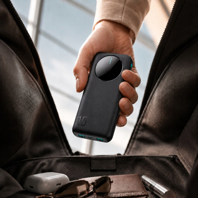 Lengvas išorinis akumuliatorius „Joyroom JR-PBF12“ 10000 mAh, USB + USB-C