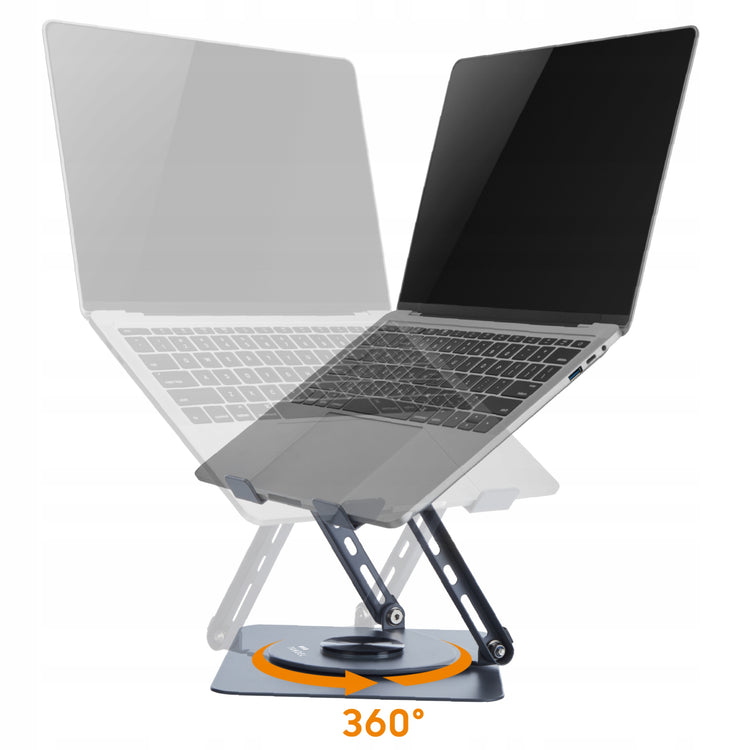 Nešiojamojo kompiuterio stovas „Tamdel ETX-PPL1“ 11–17“, sukamas 360°